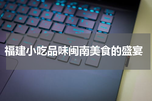  福建小吃品味闽南美食的盛宴