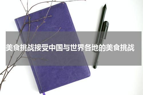  美食挑战接受中国与世界各地的美食挑战