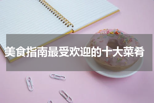  美食指南最受欢迎的十大菜肴