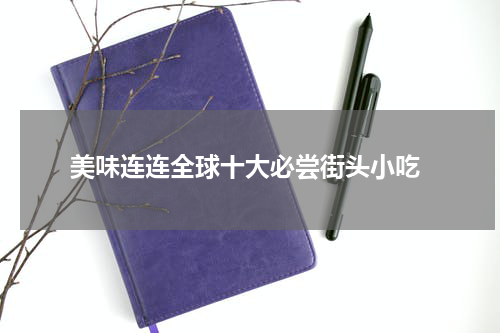  美味连连全球十大必尝街头小吃