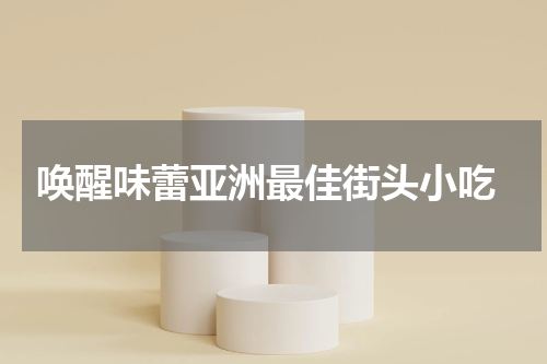  唤醒味蕾亚洲最佳街头小吃