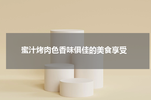  蜜汁烤肉色香味俱佳的美食享受
