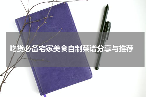  吃货必备宅家美食自制菜谱分享与推荐