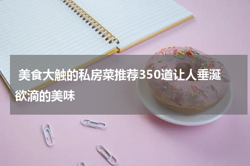  美食大触的私房菜推荐350道让人垂涎欲滴的美味