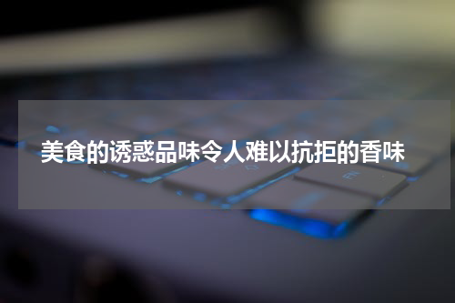  美食的诱惑品味令人难以抗拒的香味