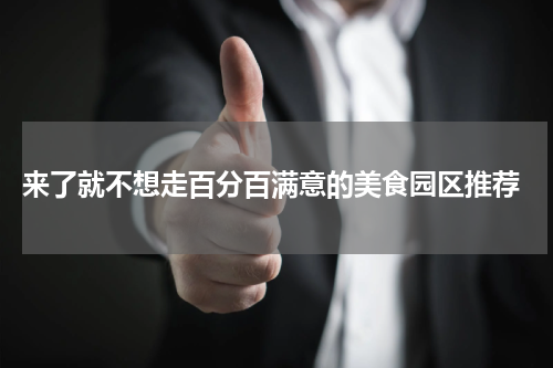  来了就不想走百分百满意的美食园区推荐